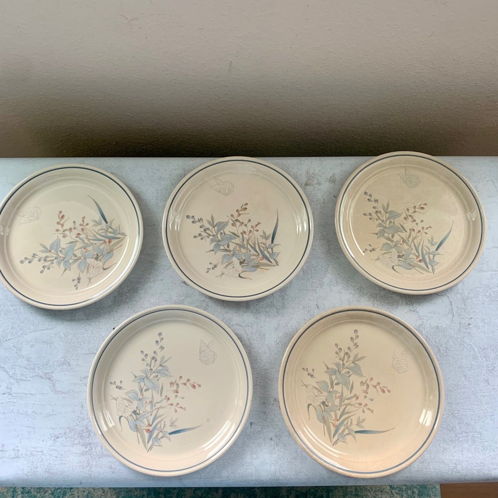 Noritake Keltcraft Kilkee 9109 Salad Plates 7.5" Set 5 Ireland Replacement Flaws
